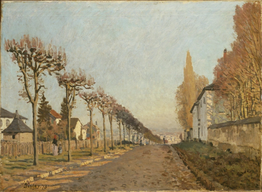 Alfred Sisley - Chemin de la Machine, Louveciennes