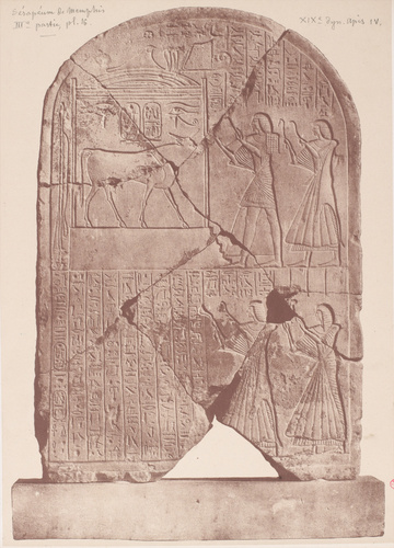 Théodule Devéria - Stèle - Serapeum de Memphis