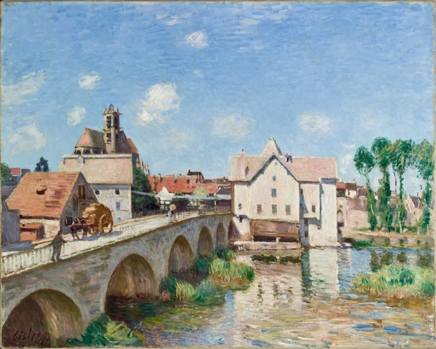 Le Pont de Moret - Alfred Sisley
