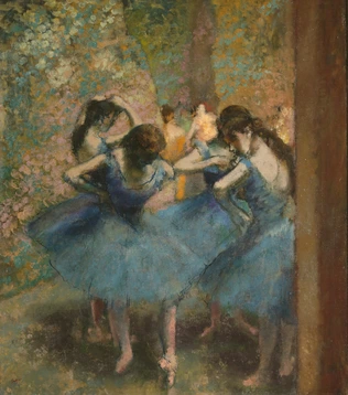 Edgar Degas - Danseuses bleues