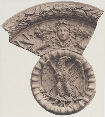 Édouard Baldus - Voûte sphérique, de Flandrin, décor du palais du Louvre, Paris
