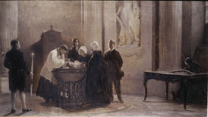 Emile Renard - Le Baptême