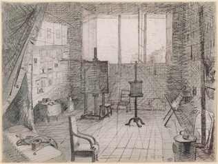 Odilon Redon - L'atelier de Redon