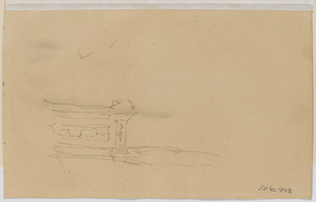 Mary Cassatt - Petit croquis d'une porte (?)