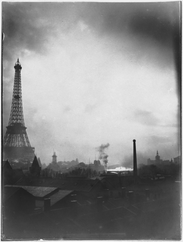 Gabriel Loppé - La Tour Eiffel dans le soleil couchant