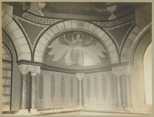 Anonyme - Lyon, église Saint-Martin d'Ainay, vue intérieure, pendentif de la cou...