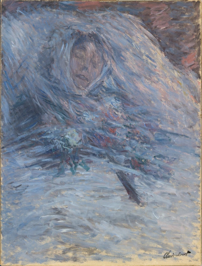 Camille sur son lit de mort - Claude Monet