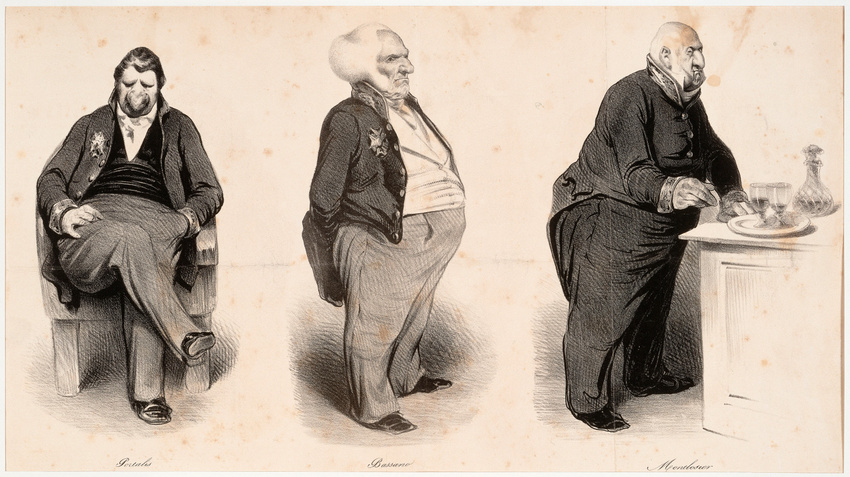 Honoré Daumier - Portalis, Bassano, Montlosier