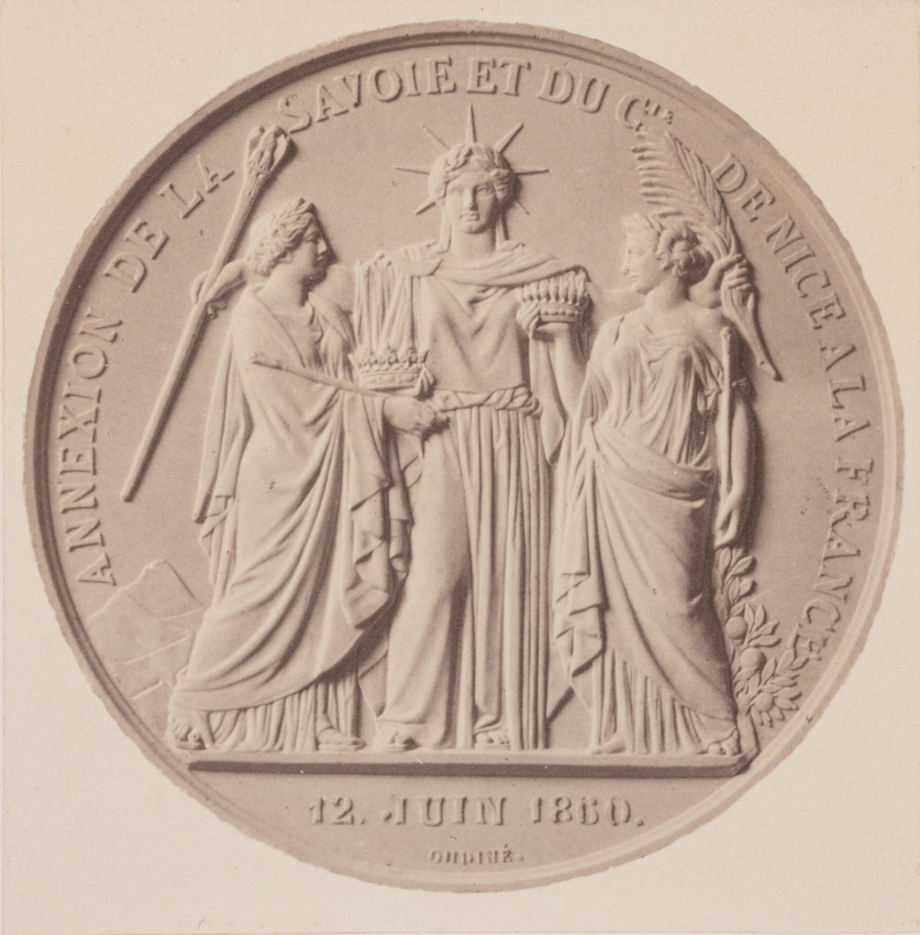 Anonyme - Médaille en l'honneur de l'annexion de la Savoie et du Comté de Nice à...