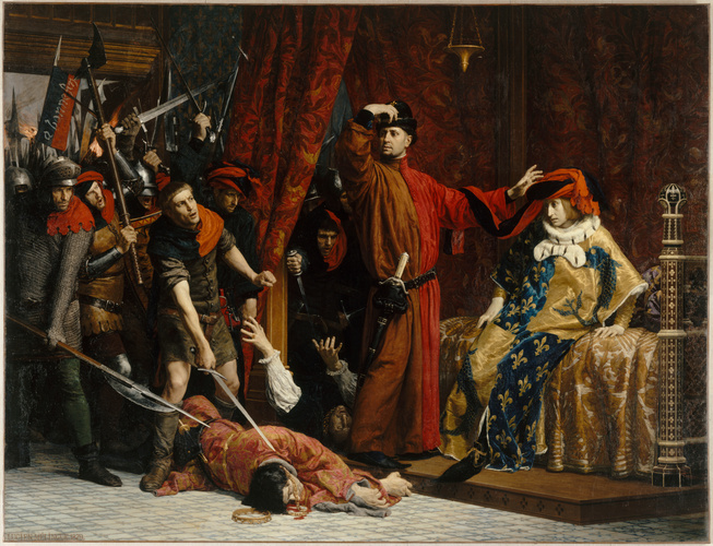 Lucien Mélingue - Le Prévôt des marchands Etienne Marcel et le dauphin Charles