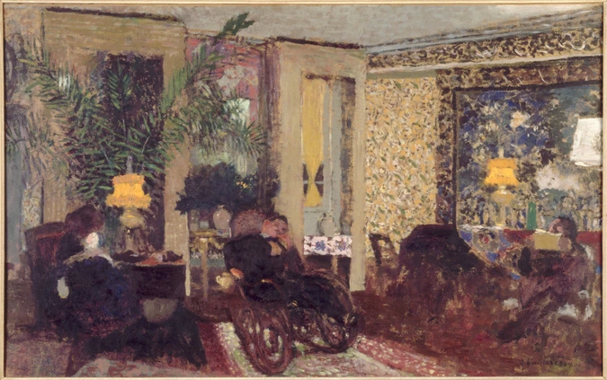 Edouard Vuillard - Le Salon aux trois lampes, rue Saint-Florentin