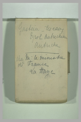 François Pompon - Annotations manuscrites