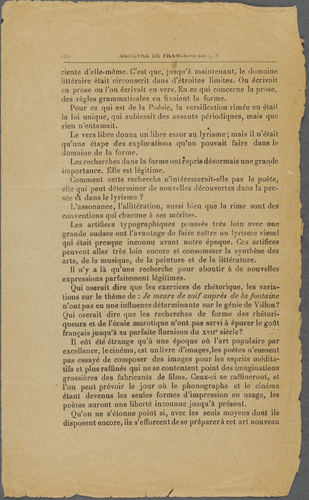 Guillaume Apollinaire - Mercure de France - I-XII-1918. p. 385 à 396, L'Esprit n...