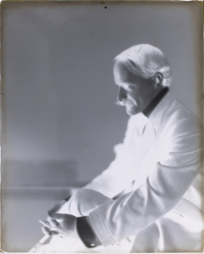 Paul Burty Haviland - Marius de Zayas assis, de profil