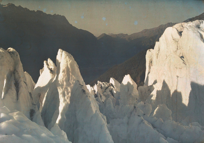 Léon Gimpel - Séracs du glacier des Bossoms supérieurs