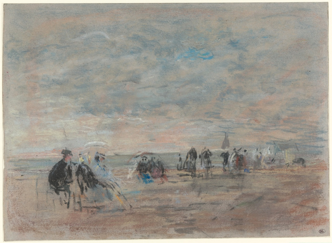 La Rade de Villefranche - Eugène Boudin | Musée d'Orsay