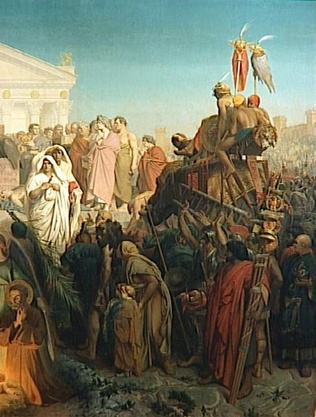 Jean-Léon Gérôme - Siècle d'Auguste : Naissance de N.S. Jésus Christ