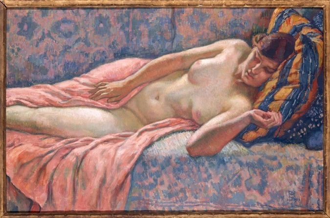 Théo Van Rysselberghe - Etude de femme nue
