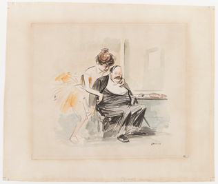 Jean-Louis Forain - La danseuse et son ami