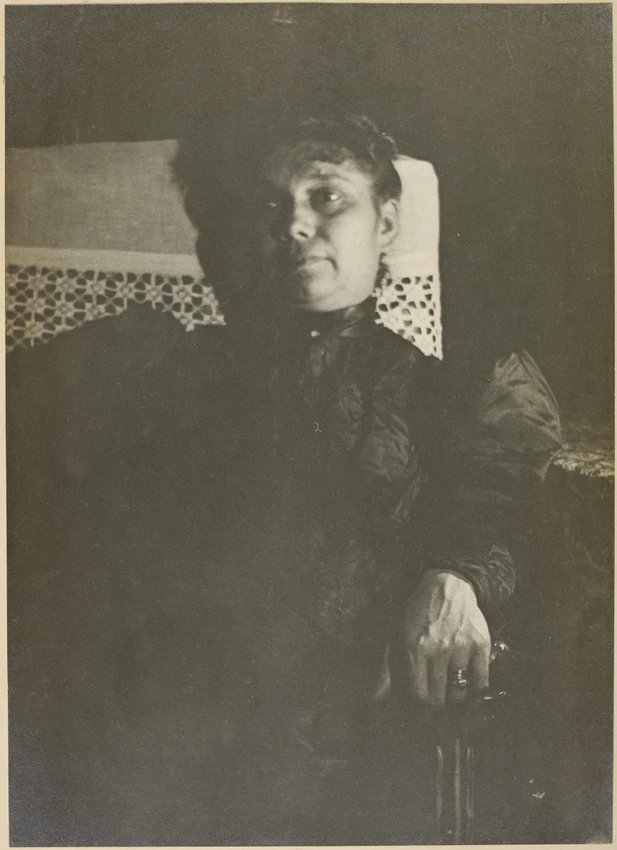 Louise Halévy assise - Edgar Degas