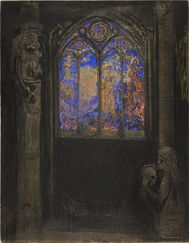 Tête de jeune femme, de profil à gauche - Odilon Redon | Musée d'Orsay