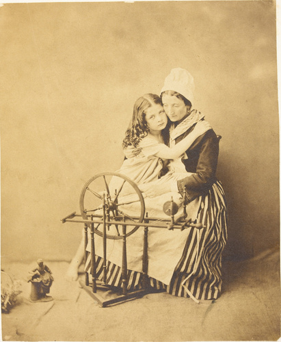 Femme au rouet