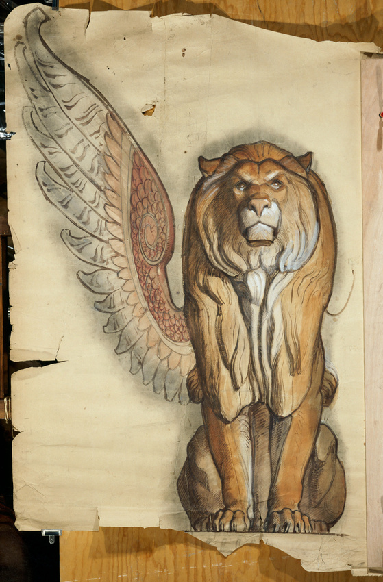 Charles Lameire - Panthéon, tapisserie des Gobelins pour la chapelle Sainte-Gene...