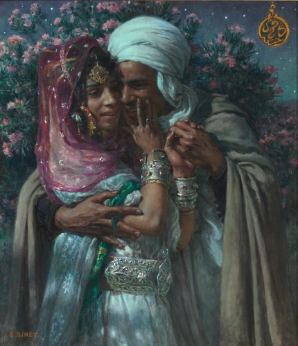 Etienne Dinet - Esclave d'amour et Lumière des yeux : Abd-el-Gheram et Nouriel-A...