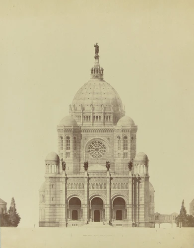 Albert Fernique - Paris, projet pour le concours de la basilique du Sacré-Coeur-...
