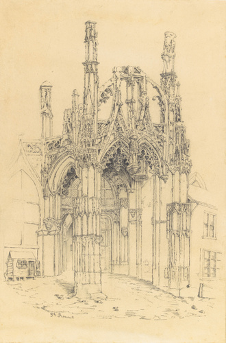 Philippe Renout - Portail d'une église gothique