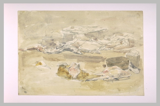 Eugene Boudin、【La Rade de Villefranche】 La Rade de Villefranche - Eugène Boudin | Musée d'Orsay