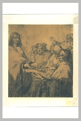 Jésus au milieu des docteurs - Théodule Ribot