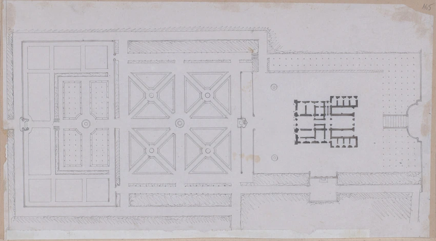 Louis Boitte - Plan d'un bâtiment