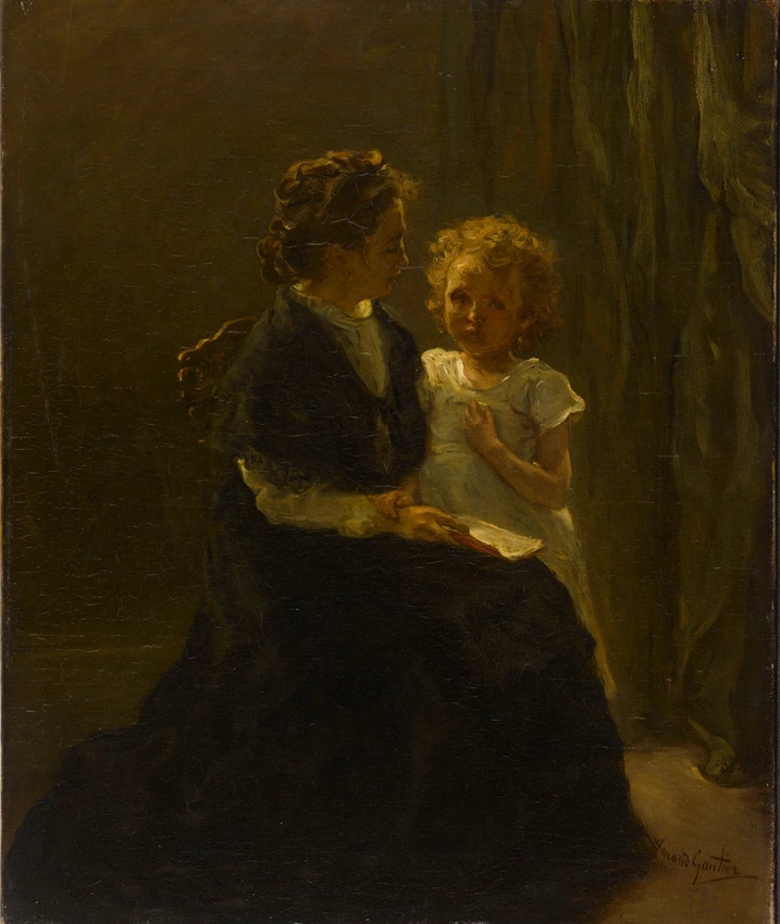Amand Gautier - Mère et fille