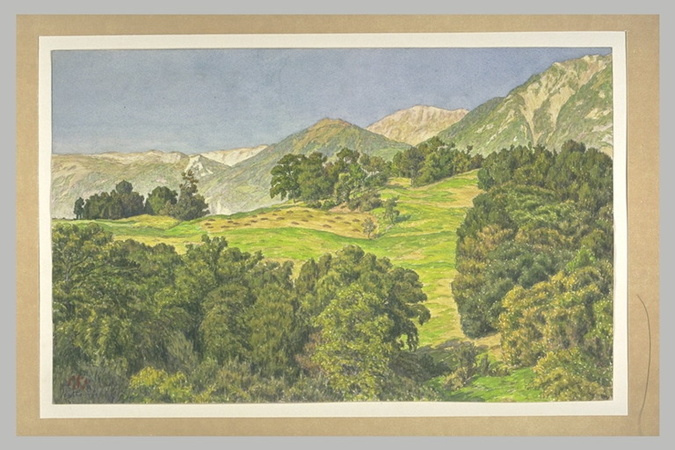 Henri Rivière - Environs de Venthon en Savoie
