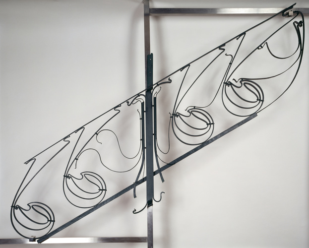 Hector Guimard - Elément d'escalier, panneau de rampe