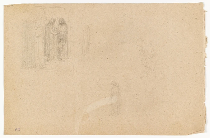 Edgar Degas - Etudes pour Dante et Virgile