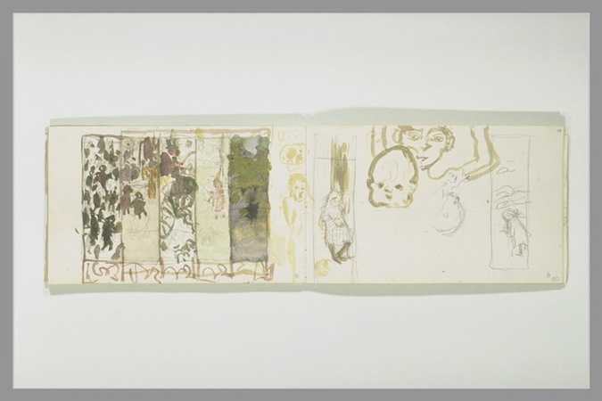 Paravent historié sur les jardins publics - Pierre Bonnard | Musée