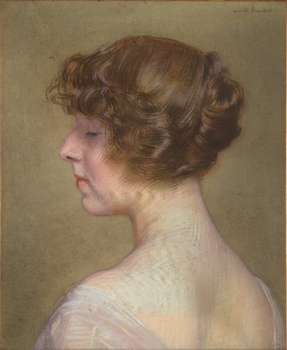 Marcel Baschet - Portrait de Madame Fabre, née Yvonne Warrain