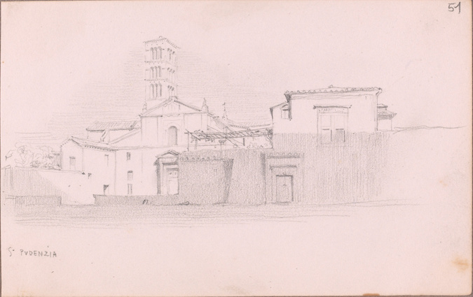 Louis Boitte - Rome, église Sainte Pudentienne