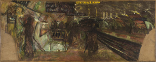 Edouard Vuillard - Le Métro, la station Villiers