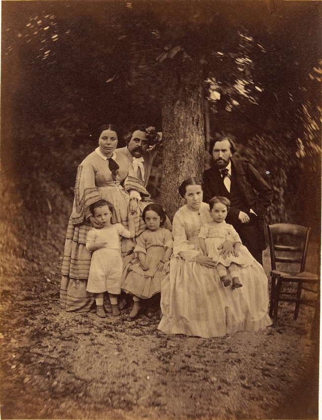 Achille Bonnuit - Carrier-Belleuse, sa famille et des amis
