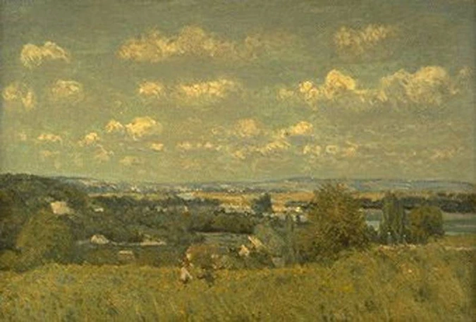 Paysage de bords de Seine - Alfred Sisley