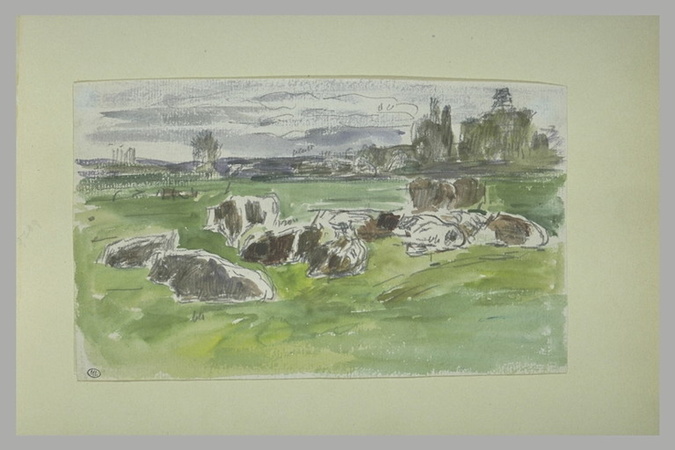 La Rade de Villefranche - Eugène Boudin | Musée d'Orsay