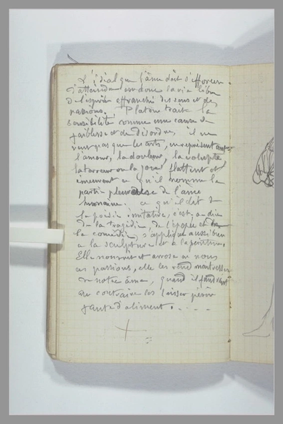 Notes Manuscrites Notes manuscrites - Henri Chapu | Musée d'Orsay