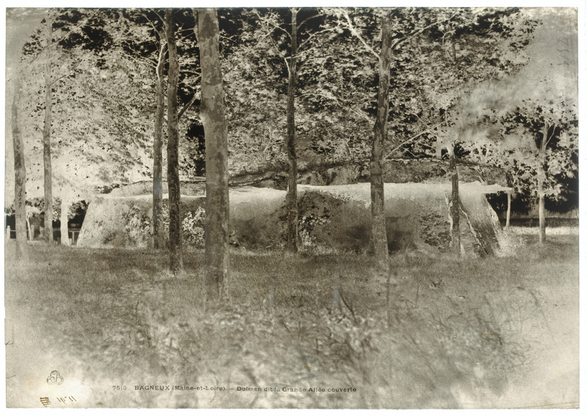 Gustave Le Gray - Bagneux (Maine-et-Loire) - Dolmen dit "grande allée couverte"