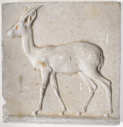 Victor Peter - Gazelle passant