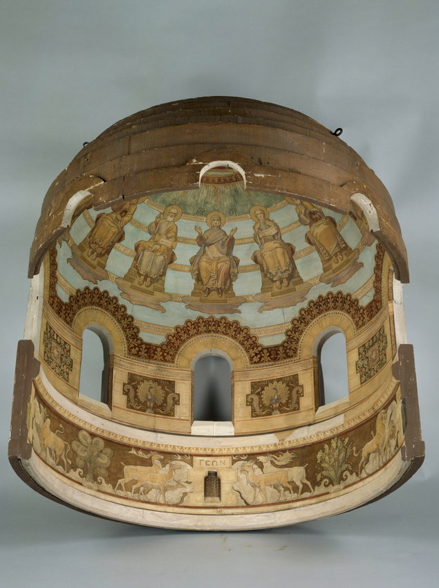 Charles Lameire - Paris, cathédrale grecque-orthodoxe Saint-Etienne, maquette de...
