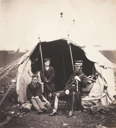 Roger Fenton - Lieutenant-Colonel Brownrigg C.B. and the Russian Boy's