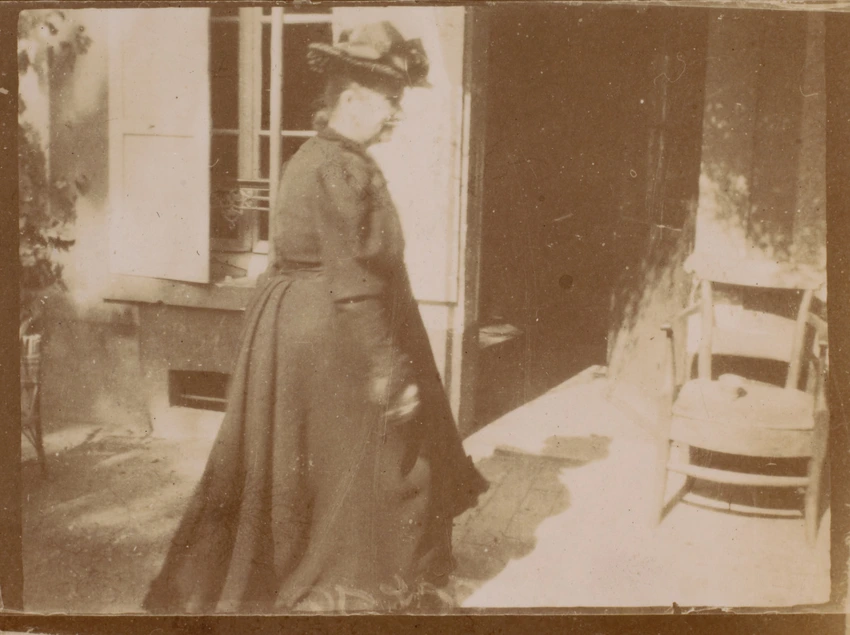 Mme Prudhomme de profil marchant - Pierre Bonnard